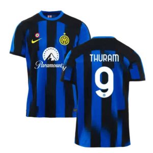 Marcus Thuram #9 Inter Milan Voetbalshirts Thuis tenue 2023-24 Korte Mouw