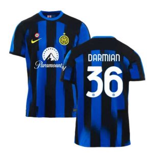 Matteo Darmian #36 Inter Milan Voetbalshirts Thuis tenue 2023-24 Korte Mouw