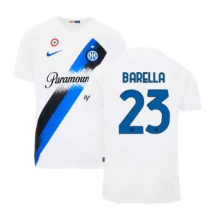 Nicolo Barella #23 Inter Milan Voetbalshirts Uit tenue 2023-24 Korte Mouw