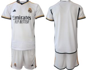 Real Madrid Voetbalshirts Thuis tenue 2023-24 Korte Mouw (+ Korte broeken)