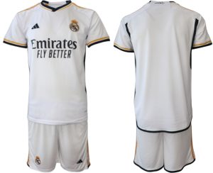 Real Madrid Voetbalshirts Thuis tenue 2023-24 Korte Mouw (+ Korte broeken)