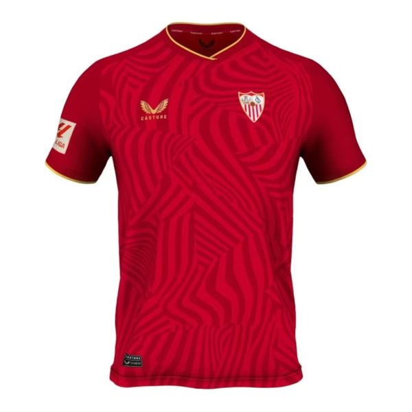 Sevilla FC Voetbalshirts Uit tenue 2023-24 Korte Mouw