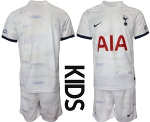Tottenham Hotspur Voetbalshirts Thuis tenue 2023-24 Kids Korte Mouw (+ Korte broeken)