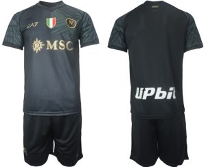 SSC Napoli Voetbalshirts Derde tenue 2023-24 Korte Mouw (+ Korte broeken)