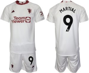 Anthony Martial #9 Manchester United Voetbalshirts Derde tenue 2023-24 Korte Mouw (+ Korte broeken)