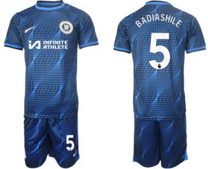 Benoit Badiashile #5 Chelsea Voetbalshirts Uit tenue 2023-24 Korte Mouw (+ Korte broeken)