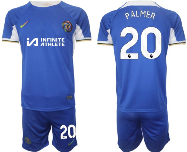 Cole Palmer #20 Chelsea Voetbalshirts Thuis tenue 2023-24 Korte Mouw (+ Korte broeken)