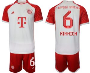 Joshua Kimmich #6 Bayern Munich Voetbalshirts Thuis tenue 2023-24 Korte Mouw (+ Korte broeken)