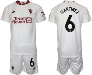 Lisandro Martinez #6 Manchester United Voetbalshirts Derde tenue 2023-24 Korte Mouw (+ Korte broeken)