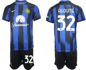 Lucien Agoume #32 Inter Milan Voetbalshirts Thuis tenue 2023-24 Korte Mouw (+ Korte broeken)