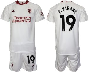 Raphael Varane #19 Manchester United Voetbalshirts Derde tenue 2023-24 Korte Mouw (+ Korte broeken)