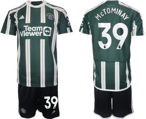 Scott McTominay #39 Manchester United Voetbalshirts Uit tenue 2023-24 Korte Mouw (+ Korte broeken)