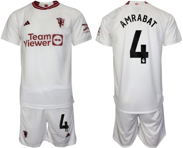 Sofyan Amrabat #4 Manchester United Voetbalshirts Derde tenue 2023-24 Korte Mouw (+ Korte broeken)