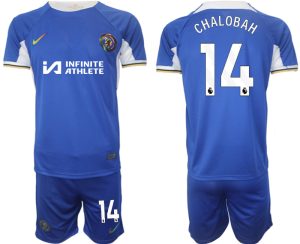 Trevoh Chalobah #14 Chelsea Voetbalshirts Thuis tenue 2023-24 Korte Mouw (+ Korte broeken)
