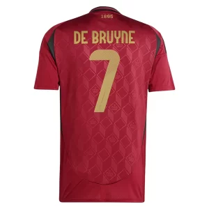 België EK 2024 Voetbalshirts 2024/25 Kevin De Bruyne #7 Thuisshirt Korte Mouw