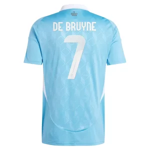 België EK 2024 Voetbalshirts 2024/25 Kevin De Bruyne #7 Uitshirt Korte Mouw