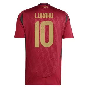 België EK 2024 Voetbalshirts 2024/25 Romelu Lukaku #10 Thuisshirt Korte Mouw