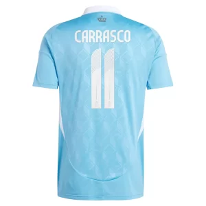 België EK 2024 Voetbalshirts 2024/25 Yannick Carrasco #11 Uitshirt Korte Mouw