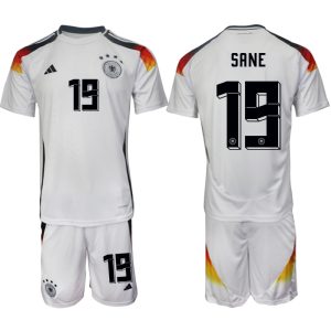 Duitsland EK 2024 Voetbalshirts 2024/25 Leroy Sane #19 Thuisshirt Korte Mouw (+ Korte broeken)