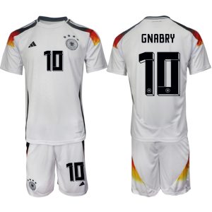 Duitsland EK 2024 Voetbalshirts 2024/25 Serge Gnabry #10 Thuisshirt Korte Mouw (+ Korte broeken)