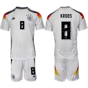 Duitsland EK 2024 Voetbalshirts 2024/25 Toni Kroos #8 Thuisshirt Korte Mouw (+ Korte broeken)