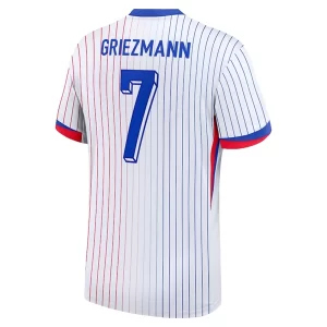 Frankrijk EK 2024 Voetbalshirts 2024/25 Antoine Griezmann #7 Uitshirt Korte Mouw
