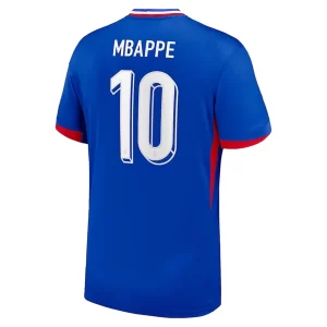 Frankrijk EK 2024 Voetbalshirts 2024/25 Kylian Mbappe #10 Thuisshirt Korte Mouw