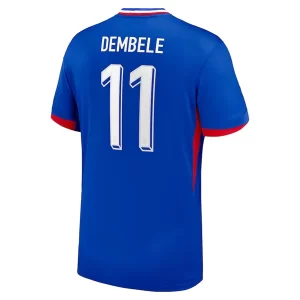 Frankrijk EK 2024 Voetbalshirts 2024/25 Ousmane Dembele #11 Thuisshirt Korte Mouw