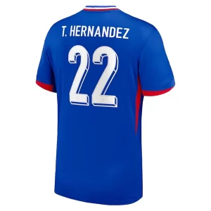 Frankrijk EK 2024 Voetbalshirts 2024/25 Theo Hernandez #22 Thuisshirt Korte Mouw