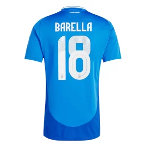Italië EK 2024 Voetbalshirts 2024/25 Nicolo Barella #18 Thuisshirt Korte Mouw