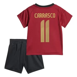 Kids België EK 2024 Voetbalshirts 2024/25 Yannick Carrasco #11 Thuisshirt Korte Mouw (+ Korte broeken)