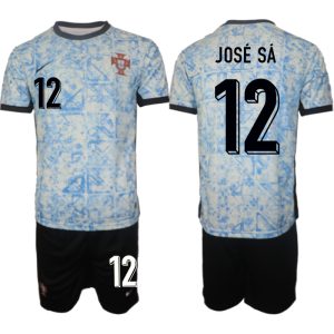 Portugal EK 2024 Voetbalshirts 2024/25 Jose Sa #12 Uitshirt Korte Mouw (+ Korte broeken)