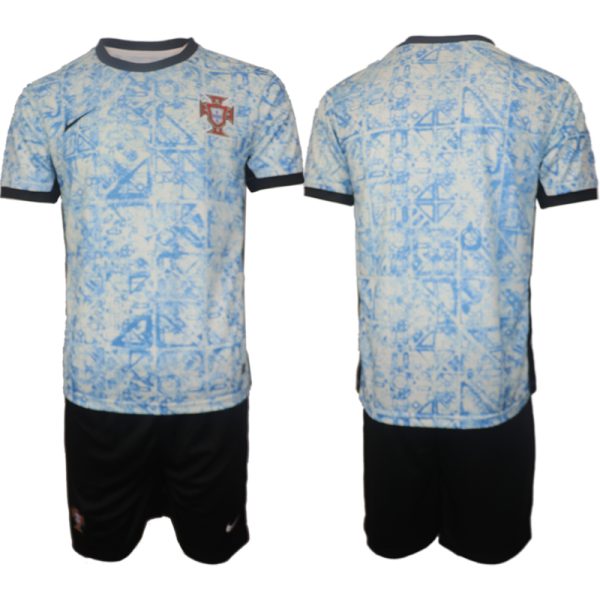 Portugal EK 2024 Voetbalshirts 2024/25 Uitshirt Korte Mouw (+ Korte broeken) Online Kopen