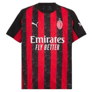 AC Milan 2025/26 Thuisshirt Heren – Goedkope Voetbalshirt Korte Mouwen