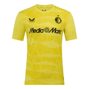 Feyenoord 2025/26 Heren Keepershirt – Geel Korte Mouwen Voetbalshirt