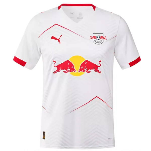 RB Leipzig 2025/26 Thuisshirt Heren – Goedkope Voetbalshirt Korte Mouwen