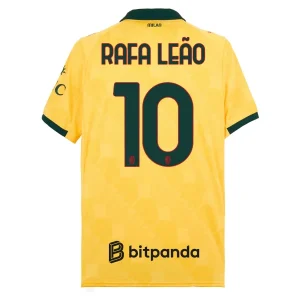 AC Milan Heren Derde Shirt 2025/26 Rafael Leão 10 Korte Mouw