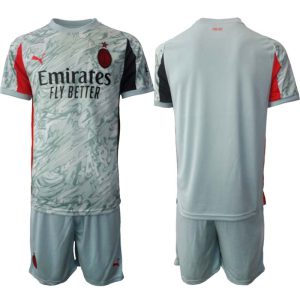 AC Milan Heren Doelmansuitrusting Thuistenue 2025-26 Lichtblauw Korte Mouwen + Shorts