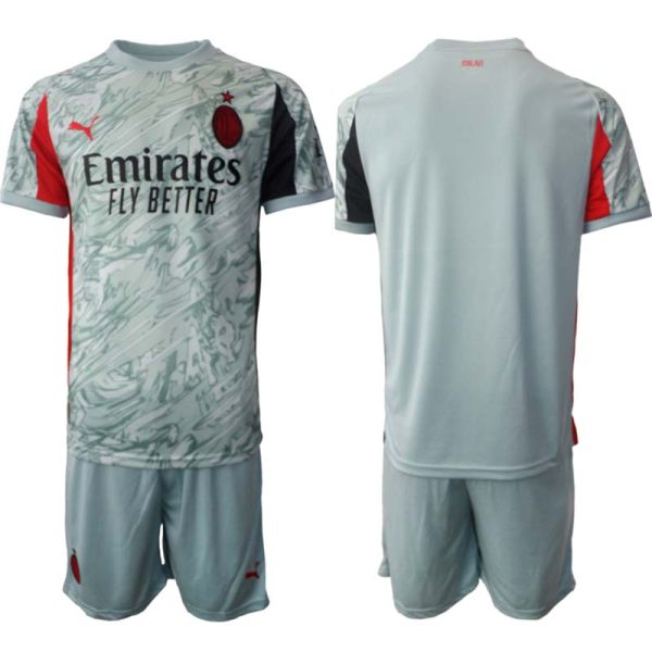 AC Milan Heren Doelmansuitrusting Thuistenue 2025-26 Lichtblauw Korte Mouwen + Shorts