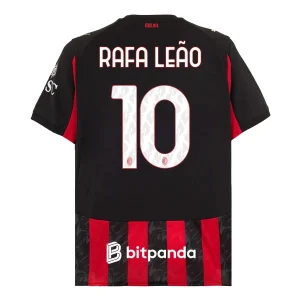 AC Milan Heren Thuisshirt 2025/26 Rafael Leão 10 Korte Mouw
