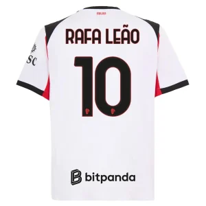 AC Milan Heren Uitshirt 2025/26 Rafael Leão 10 Korte Mouw