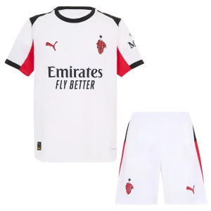AC Milan Kinderen Uittenue 2025/26 Korte Mouwen en Broekje
