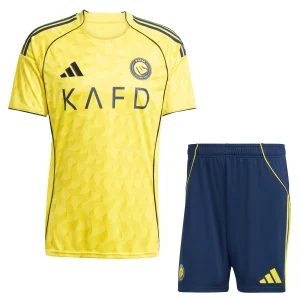 Al-Nassr FC Kinderen Thuistenue 2025/26 Korte Mouwen en Broekje