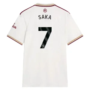Arsenal Heren Derde Shirt 2025/26 Bukayo Saka 7 Korte Mouw