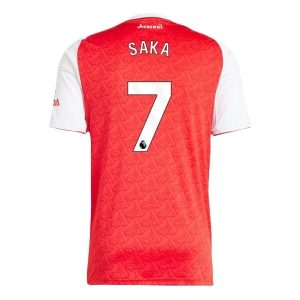 Arsenal Heren Thuisshirt 2025/26 Bukayo Saka 7 Korte Mouw