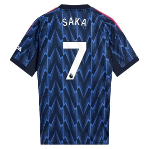 Arsenal Heren Uitshirt 2025/26 Bukayo Saka 7 Korte Mouw