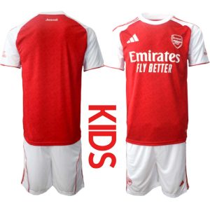 Arsenal Kinderen Thuistenue 2025/26 Korte Mouwen en Broekje