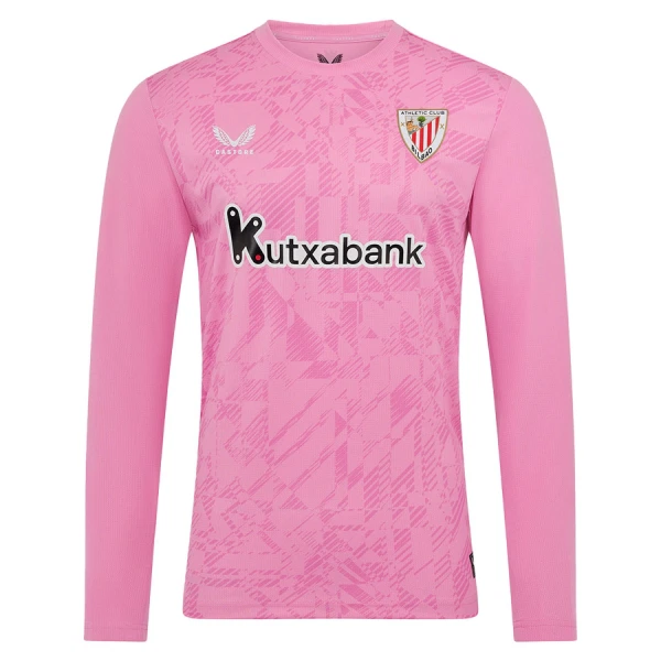 Athletic Bilbao Heren Keepers Uitshirt 2025/26 Lange Mouwen Roze