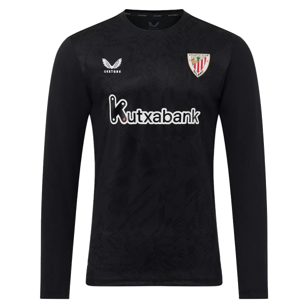 Athletic Bilbao Heren Thuis Keepersshirt 2025/26 Lange Mouwen Zwart