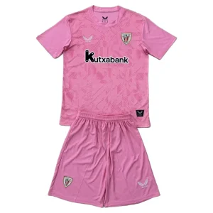 Athletic Bilbao Kinderen Keepers Uitshirt 2025/26 Roze Korte Mouwen en Broekje